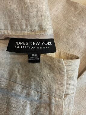 Jones New York Beige Linen pants